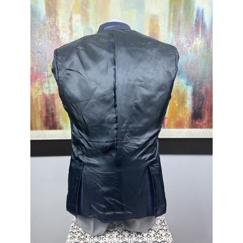 Mr. Start Mens NWOT Shoreditch Navy Blazer 40L  Custom MSRP $2230 - Picture 10 of 15